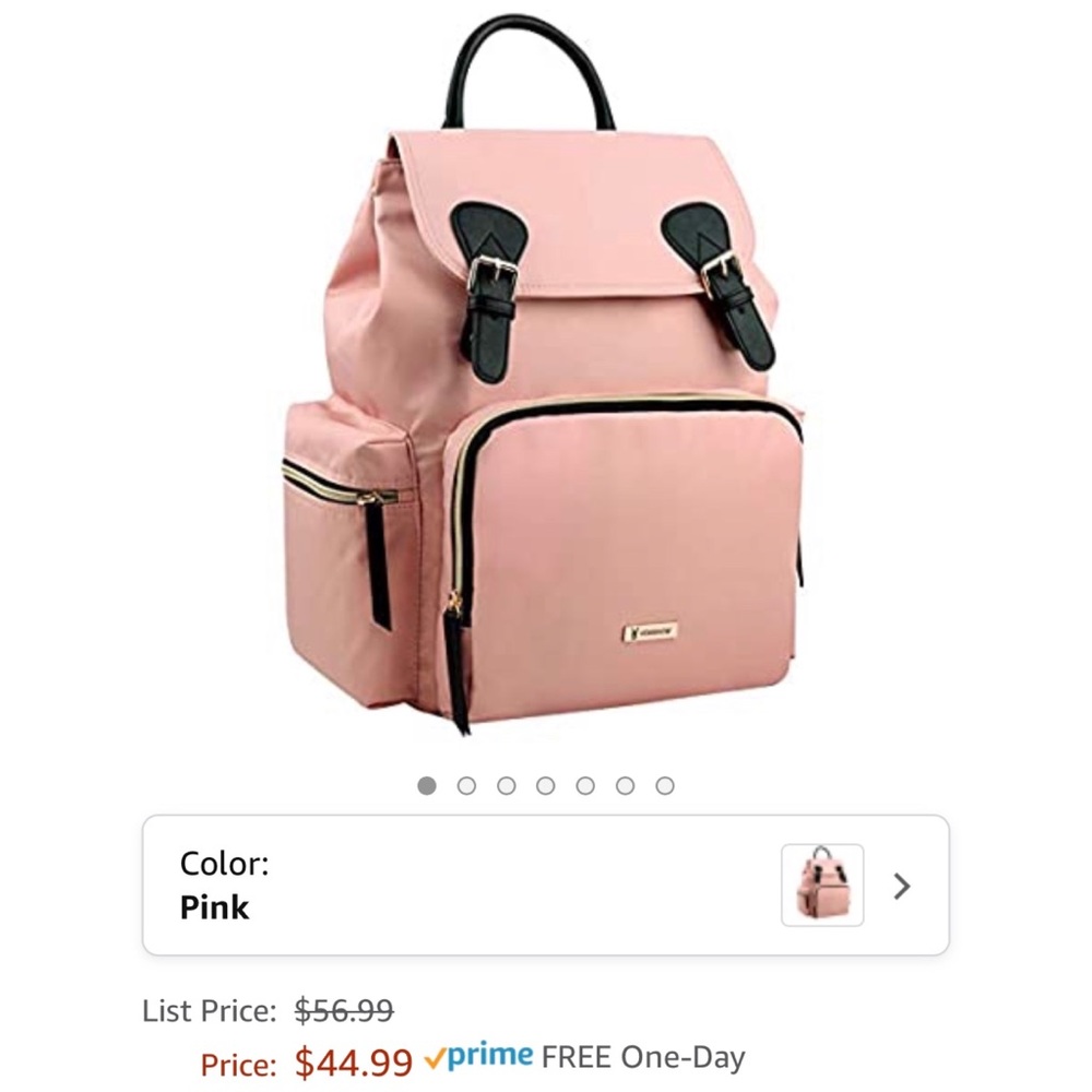 Pink Baby Diaper Bag